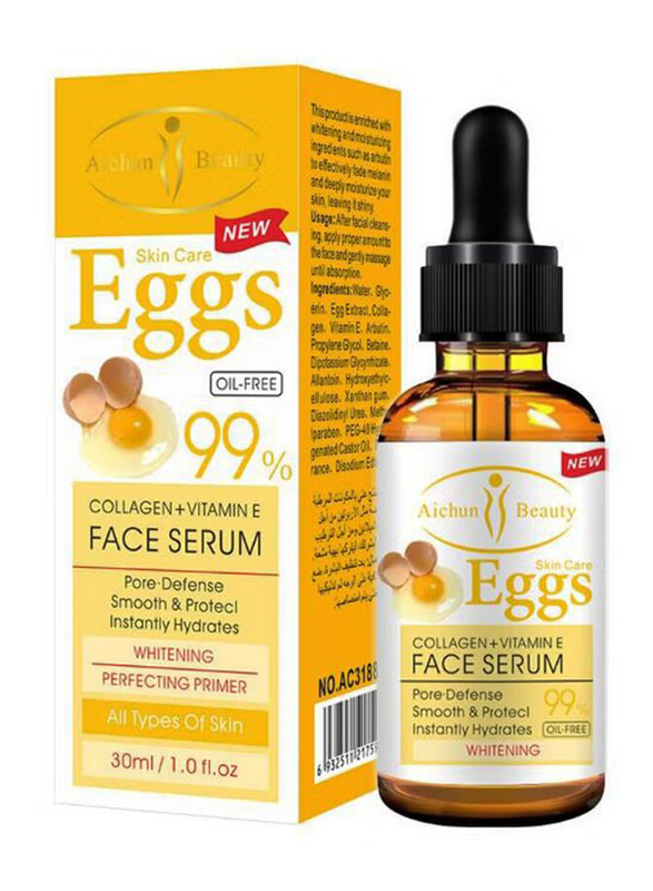 Aichun Beauty Eggs Collagen and Vitamin E Whitening Serum, 30ml