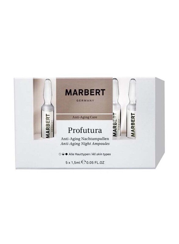 

Marbert Profutura Anti-Aging Night Ampoules Serum, 5 x 1.5ml