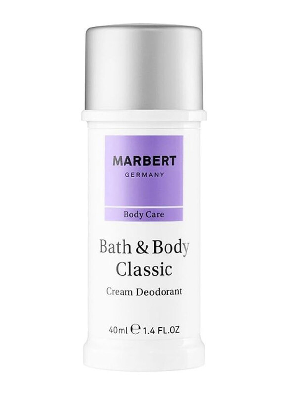 

Marbert Bath & Body Classic Cream Deodorant, 40ml, White