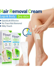 Disaar Argan Oil & Shea Butter Extract Hair Removal Cream, 100gm
