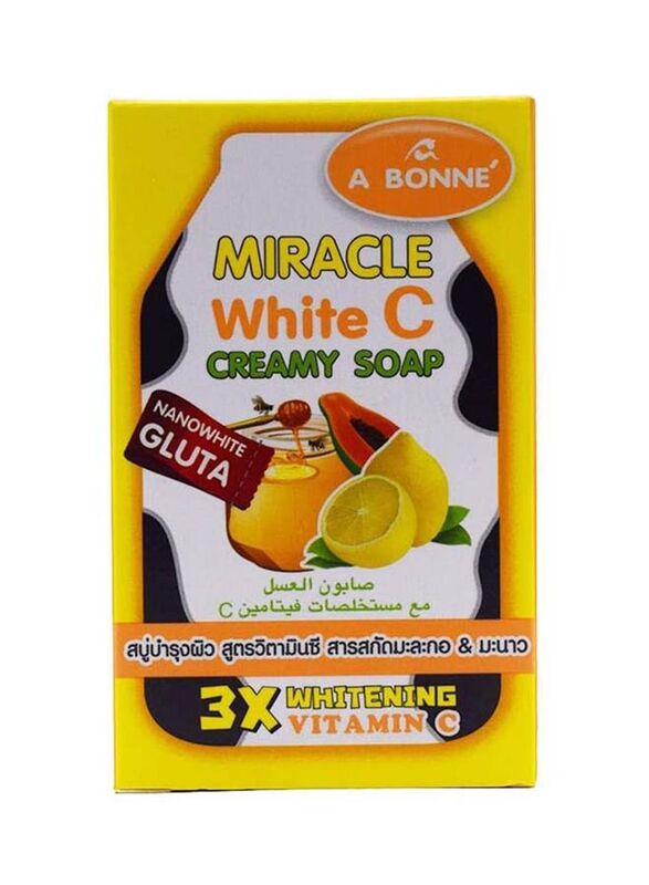 A BONNE Miracle White C Creamy Soap, 90g