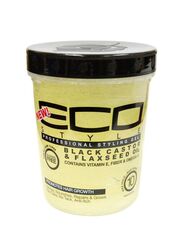 Ecococo Black Castor And Flaxseed Oil Styling Gel, 32oz