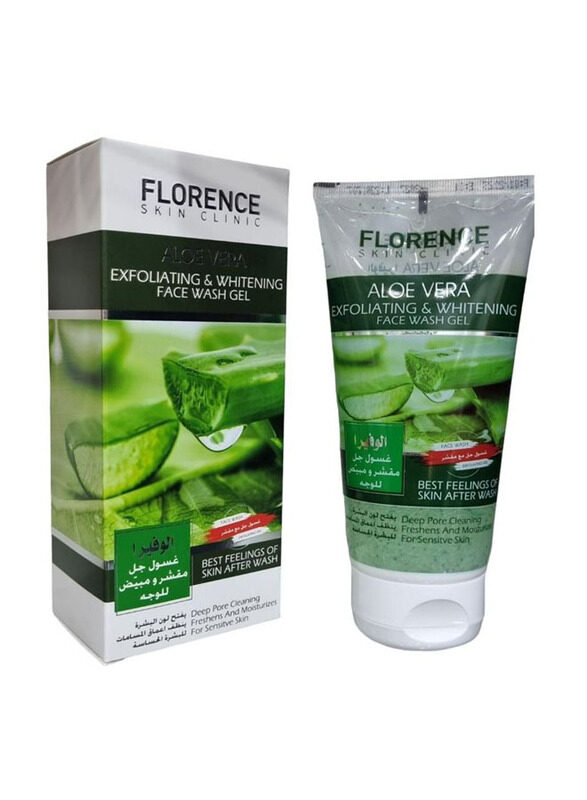 

Florence Exfoliating Whitening Aloe Vera Face Wash Gel