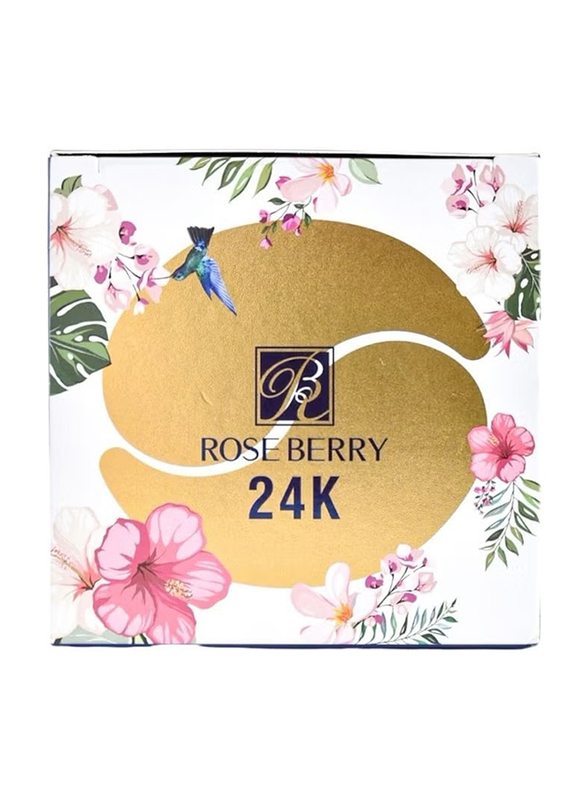 Rose Berry 24K Gold Collagen Eye Gel Mask, 1.4gm