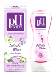 PH Care Daily Intimate Feminine Wash Delicate White With Fruti Fresh For Natural Whitning, 150ml