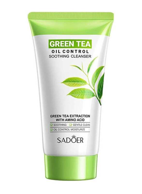 

Sadoer Green Tea Extract Amino Acid Oil Control Soothing Cleanser, 150gm