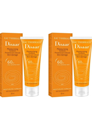 Disaar Moisturizing Sunblock Sunscreen Cream, 2 x 80ml