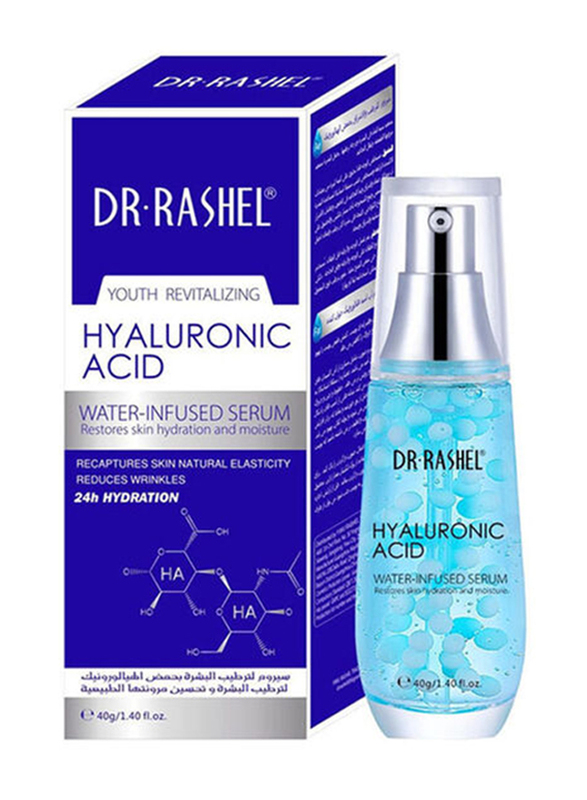 Dr. Rashel Hyaluronic Acid Water-Infused Serum Restores Skin Hydraion & Moisture, 2 Pieces, 40gm