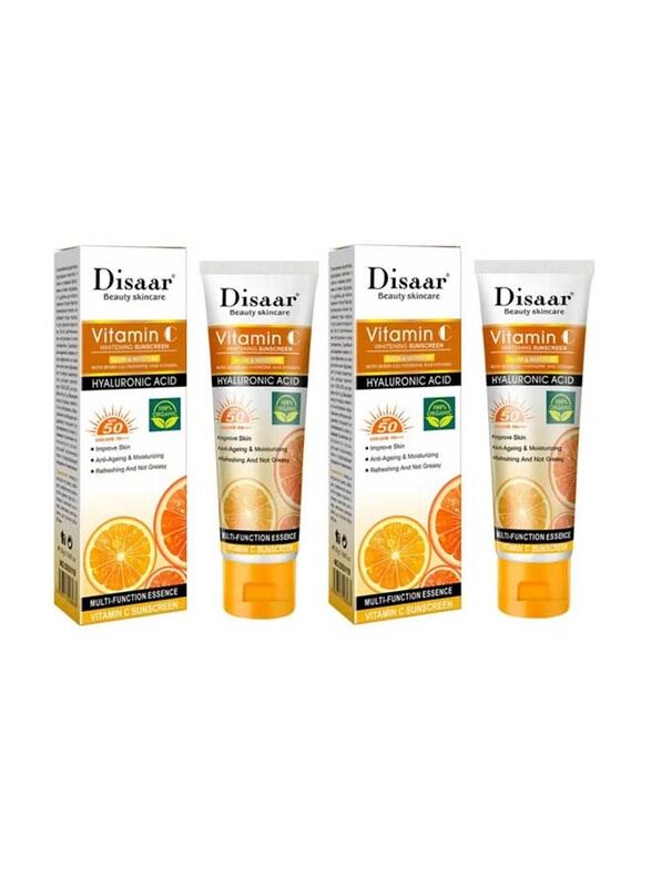 

Disaar Vitamin C Whitening Sunscreen, 2 x 50gm