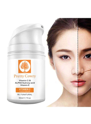 Pretty Cowry Vitamin C 20 Alpha Hydroxy Acid & Vitamin E Face Cream, 50ml