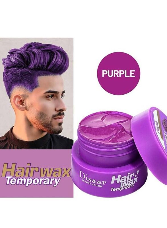 

Disaar Hair Wax Temporary Instant Color, 80gm, Purple