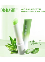 Dr. Rashel Aloe Vera Green Lip Balm Series Soothe And Moisturizing Lips, 3gm