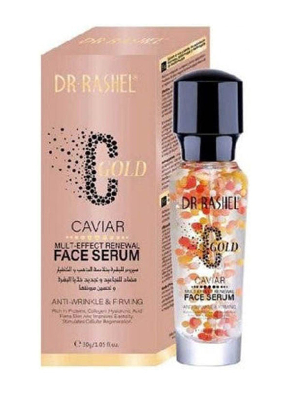 Dr. Rashel Gold Caviar Multi Effect Renewal Face Serum, 30gm