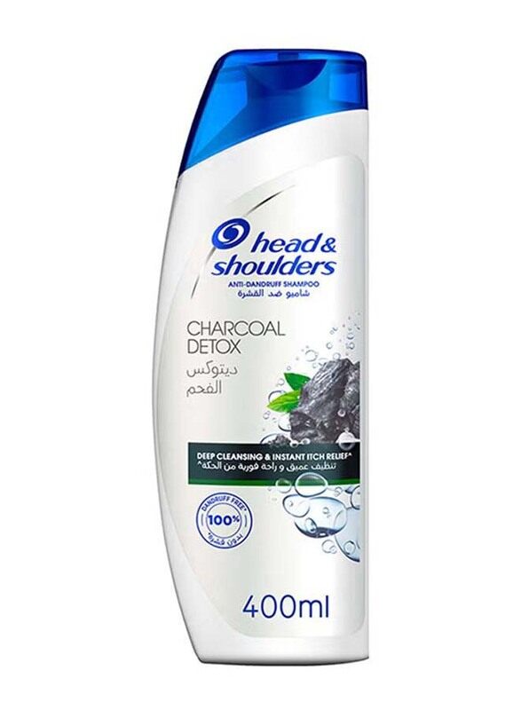

Head & Shoulders Charcoal Detox Anti-Dandruff Shampoo, 2 x 400ml