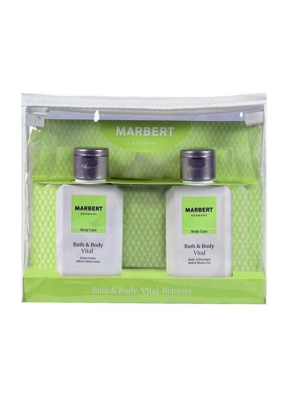 

Marbert Bath And Body Vital Reiseset Body Lotion And Shower Gel, 2 Pieces