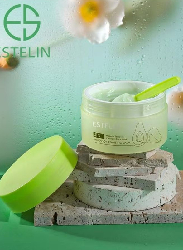 Estelin 3 IN 1 Avocado Cleansing Balm, 100gm