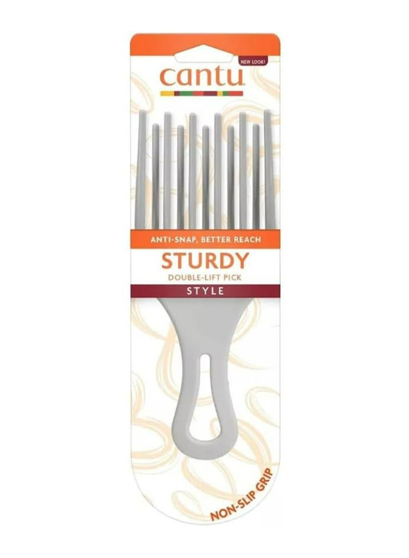 

Cantu Double Lift Pick Comb for Kids, Grey