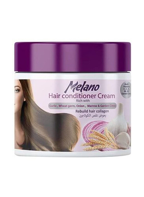 

Melano Cosmetics Garlic & Onion & Marrow Hair Conditioner Cream for All Hair Types, 400gm