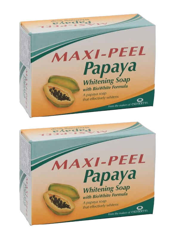 

Maxi-Peel Papaya Whitening Soap, 2 x 135 gm