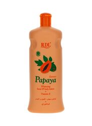 RDL Extract Papaya Whitening Hand and Body Lotion + Vitamin E, 600ml, 4 Pieces