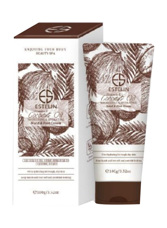 

Estelin Coconut Oil & Vitamin E Nourishing & Hand & Foot Cream, 100gm
