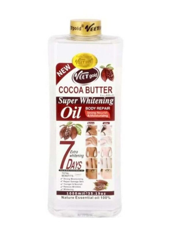 

Veet Gold Cocoa Butter Super Whitening Oil, 1000ml