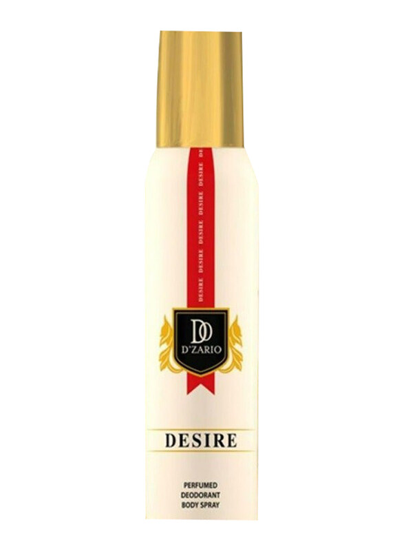 

D'zario Desire Deodorant Body Spray The Fantasy of Paradise, 200ml, White
