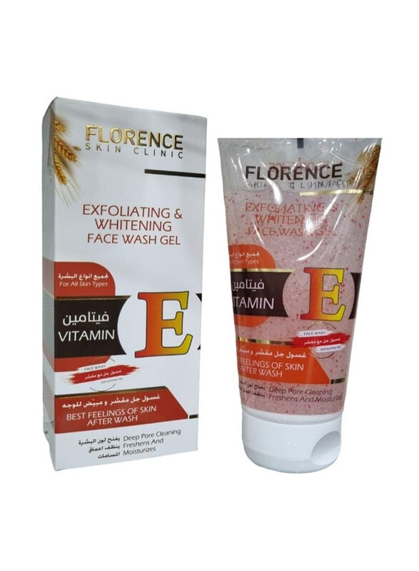 

Florence Exfoliating Whitening Vitamin E Face Wash Gel