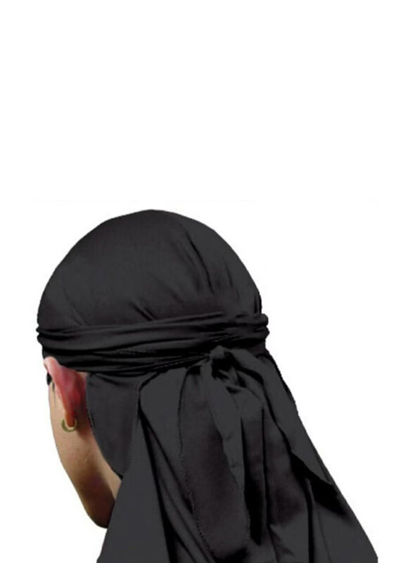 

Spartan Smooth Wave Black Durag, One Size