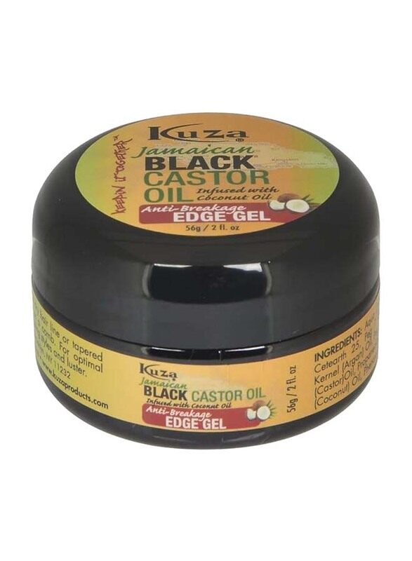 

Kuza Jamaican Black Castor Oil Anti-Breakage Edge Gel for All Hair Type, 56g