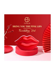 Estelin Fascinating Red Nourishing And Smoothing Lip Mask, 22 Pieces