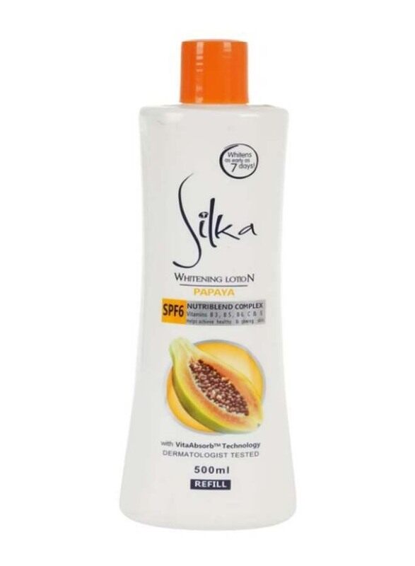 

Silka Papaya Whitening Lotion Spf6, 500ml