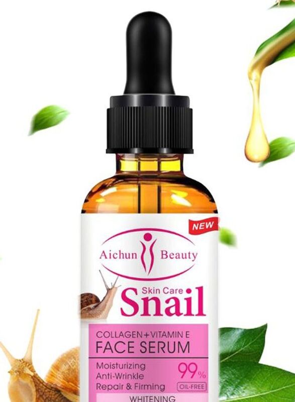 Aichun Beauty Collagen Plus Snail Vitamin E Moisturizing Face Serum, 30ml