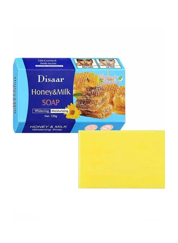 Disaar Honey & Milk Whitening Moisturizing Soap, 120gm