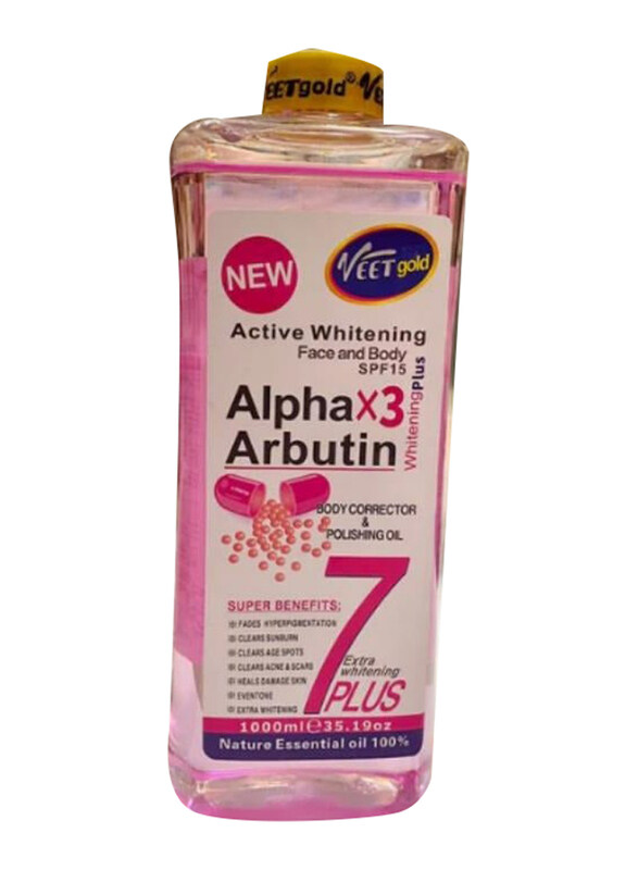 

Veet Gold AlphaX3 Arbutin Body Corrector Oil, 1000ml