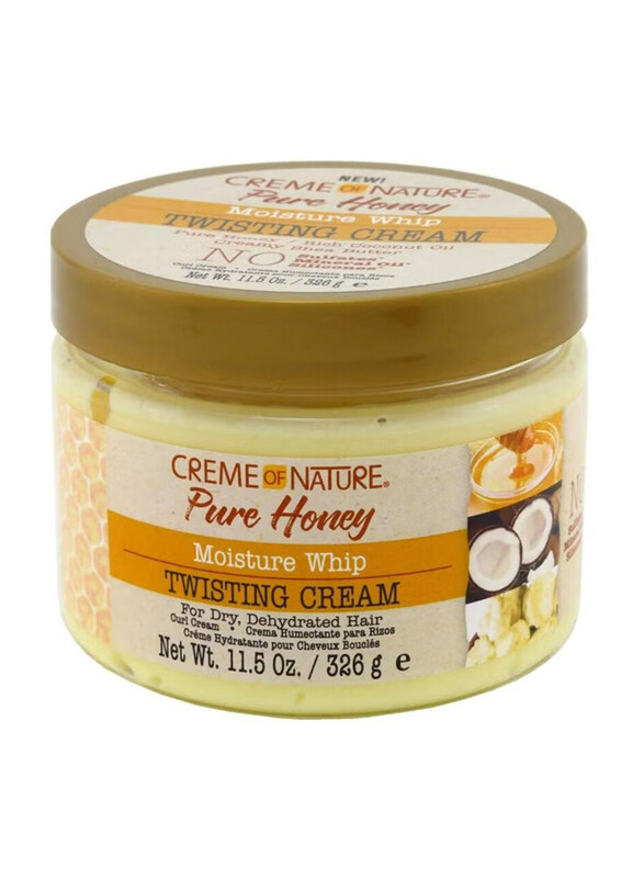

Creme of Nature Pure Honey Moisture Whip Twisting Cream for Dry Hair, 326g
