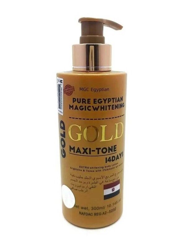 

MGC Egyptian Pure Egyptian Magic Whitening Maxi-Tone Gold Lotion, 300ml