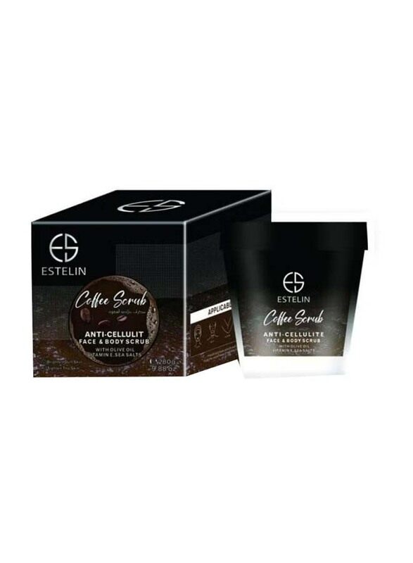 

Estelin Whitening Body and Face Scrub with Coffee Extract, 280gm