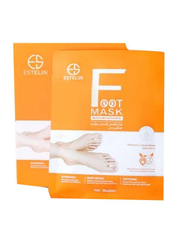 

Estelin Nourishing Vitamin C Foot Mask, 2 x 36gm