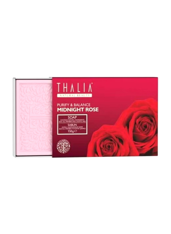 Thalia Purifying Midnight Rose (Rose Water) Natural Solid Soap, 150g