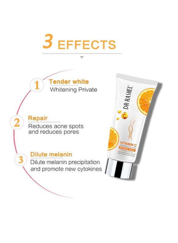 Dr. Rashel Vitamin C Privates Parts Whitening Cream, 80gm