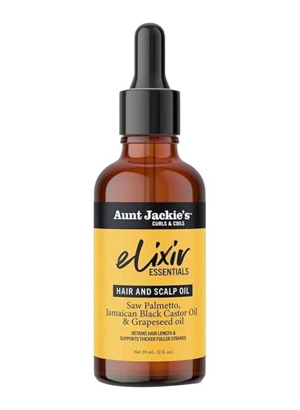 

Aunt Jackie's Elixir Essentials Hair Scalp Oil for All Hair Types, 59ml