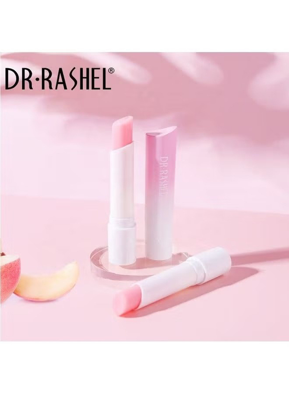 Dr. Rashel Series Plumping & Hydrating Peach Clear Lip Balm, 3gm