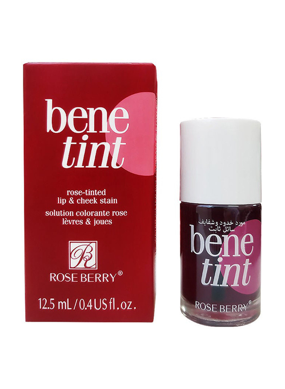 Rose Berry Bene Tint Lip and Cheek Stain, 12.5ml, Red