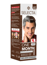 Melano Selecta One Month Hair Colour Lotion, 100ml, Brown 621