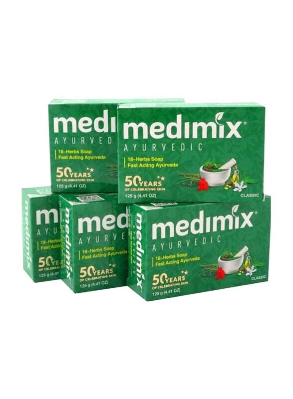 

Medimix Classic 18 Herbs Soap, 5 x 125g