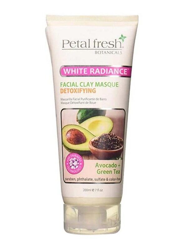 

Petal Fresh Botanicals White Radiance Avocado & Green Tea Facial Clay Masque, 200ml