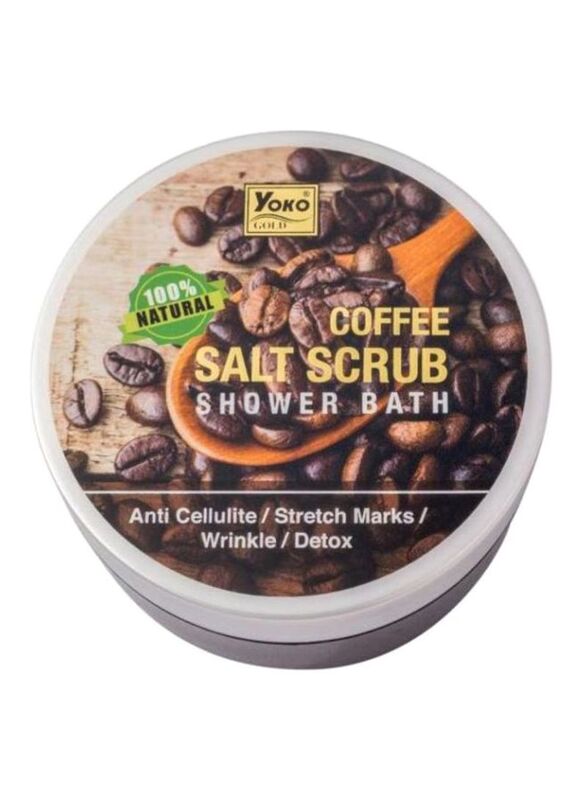 Yoko Coffee Salt Scrub, 240gm