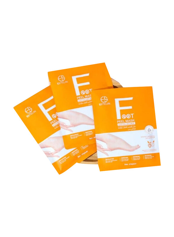 

Estelin Exfoliating Vitamin C Foot Peel Mask, 2 x 40g