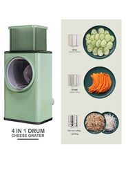 Vegetable Cutter High Quality and Multifunctional Rotary Grater, Light Green